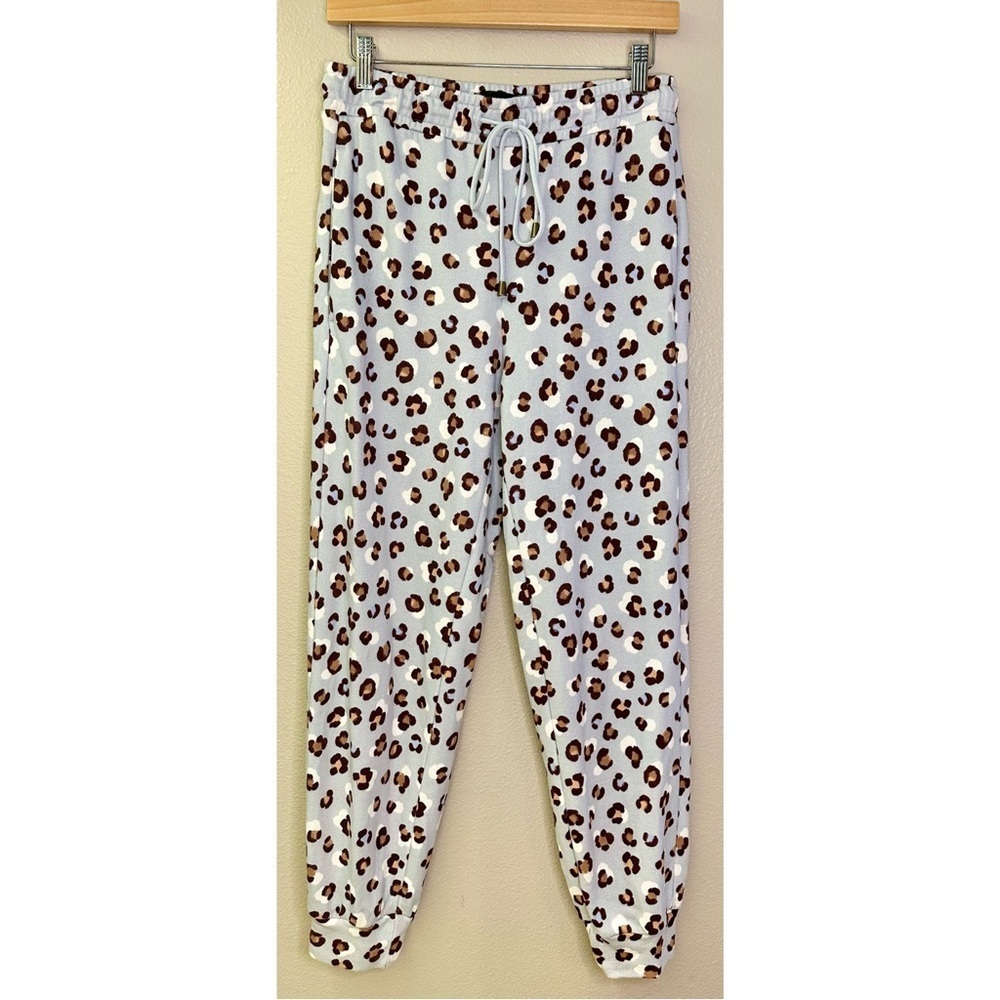 Ann Taylor Leopard Print Patterned Jogger Lounge Pants Sweatpants